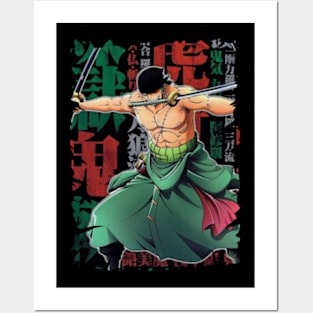 RORONOA ZORO MERCH VTG Posters and Art